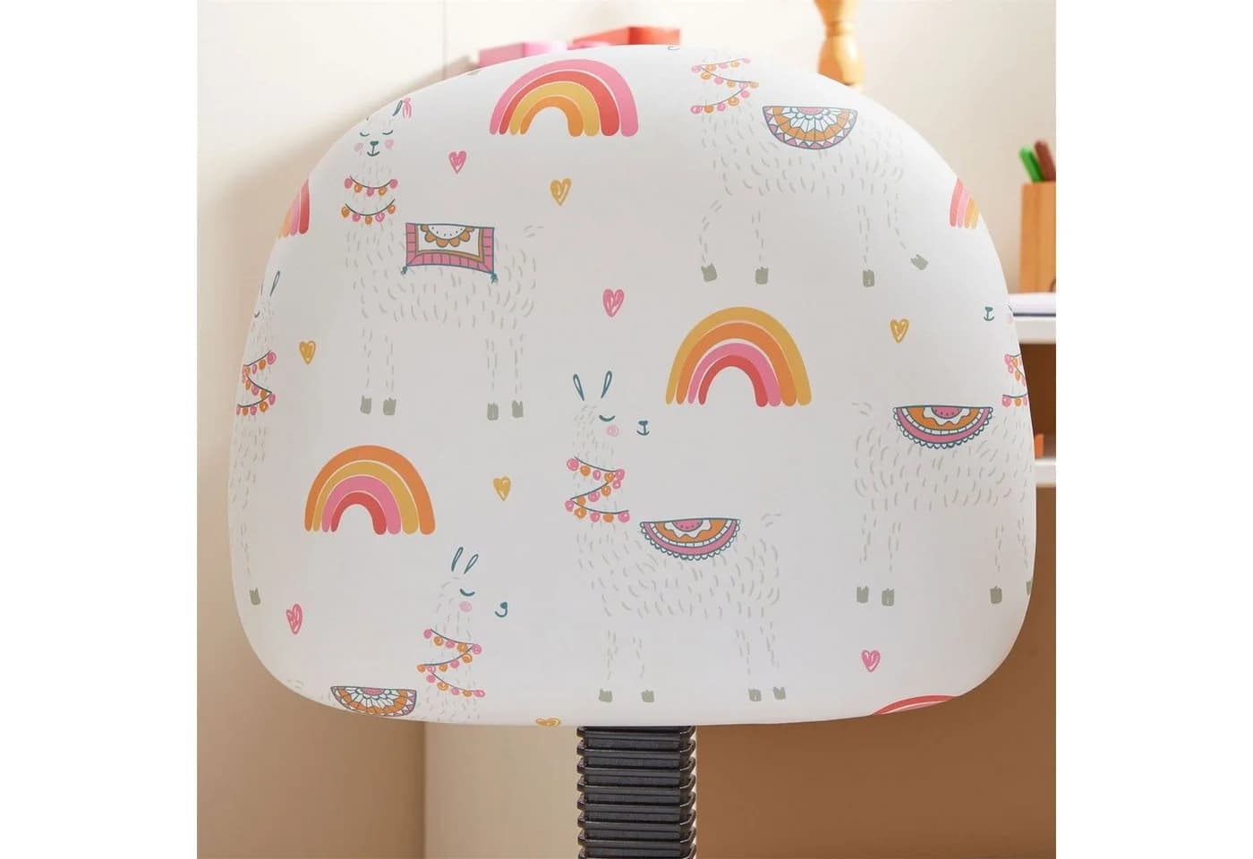 CARO-Möbel Drehstuhl ALPACA Weiß Kunstleder Kinderstuhl höhenverstellbar - Bild 4