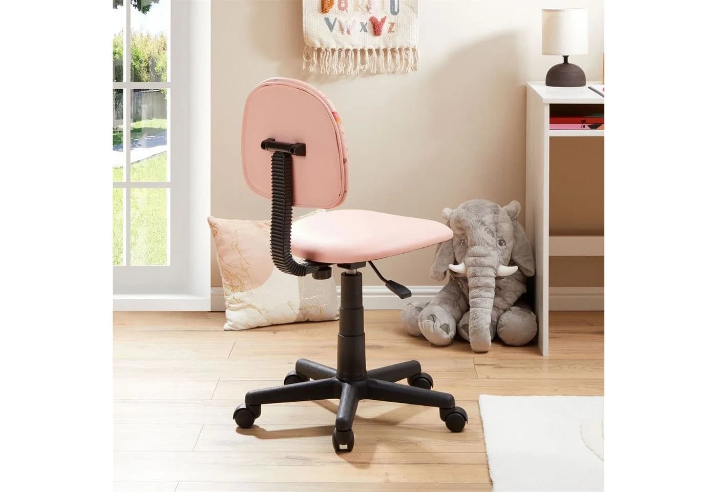 CARO-Möbel Drehstuhl ALPACA Pink Kinderstuhl höhenverstellbar - Bild 3