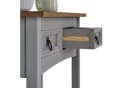 CARO-Möbel Konsolentisch RAMON Kiefer massiv grau Landhaus Bild 4