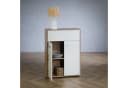 CARO-Möbel Highboard TOMMY Kommode Sideboard 2 Türen weiß Bild 3