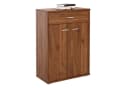 CARO-Möbel Highboard TOMMY Kommode Sideboard 2 Türen Nussbaum Bild 2