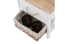 CARO-Möbel Nachtkommode PERUGIA Weiß Landhaus Shabby Bild 5