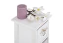 CARO-Möbel Kommode FLOWER Weiß 1 Schublade 3 Körbe Landhaus Bild 4