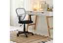 IDIMEX Schreibtischstuhl STUDIO Kinder Schwarz/Weiß Ergonomisch Höhenverstellbar Bild 2