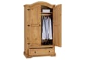 CARO-Möbel Kleiderschrank SALSA Massivholz Kiefer Landhausstil Bild 4