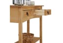 CARO-Möbel Konsolentisch SALSA Landhausstil Natur 2 Schubladen Bild 4