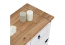 CARO-Möbel Sideboard CAMPO Kiefer massiv weiß/braun 2 Schubladen 2 Türen Bild 5