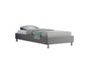 CARO-Möbel Futonbett LAREDO Grau mit Lattenrost Bild 1