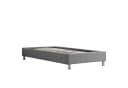 CARO-Möbel Futonbett LAREDO Grau mit Lattenrost Bild 3