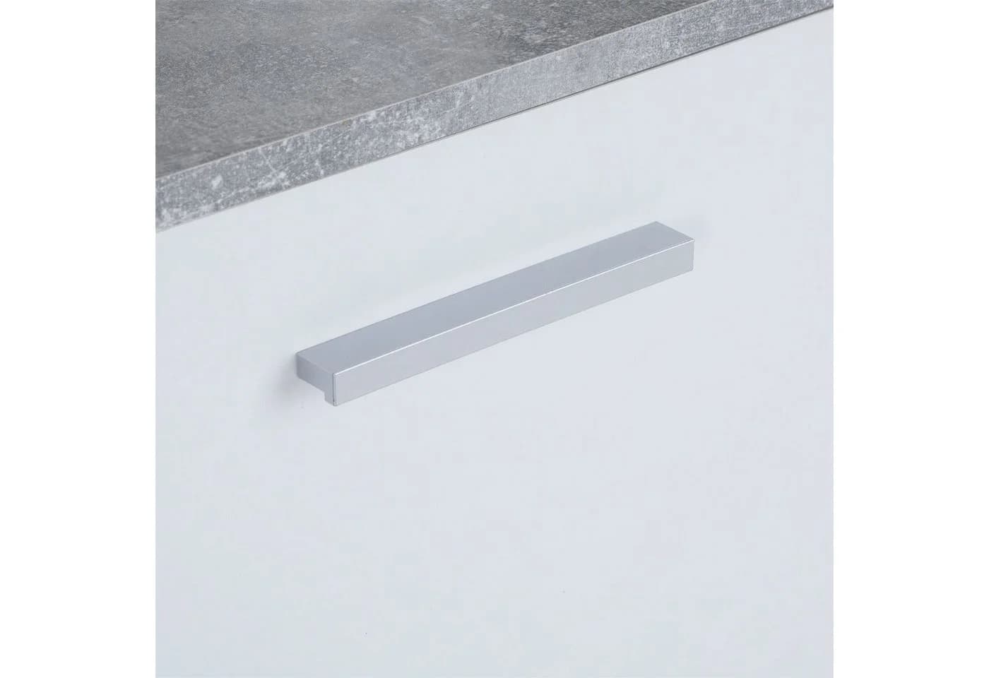 CARO-Möbel Kommode CHICAGO Betonoptik/Weiß mit 2 Türen - Bild 5