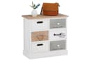 CARO-Möbel Kommode SALVA 6 Schubladen Shabby Chic Weiß Bild 2