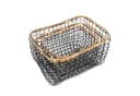 IDIMEX Aufbewahrungskorb JIMO 3er Set Schwarz Metall Organizer Bild 5