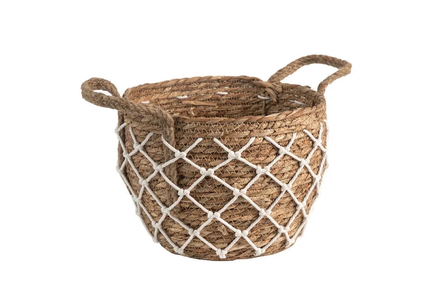 IDIMEX Aufbewahrungskorb TAO Set 2er Natur/Weiß - Bild 3