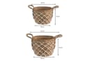 IDIMEX Aufbewahrungskorb TAO Set 2er Natur/Weiß Bild 5