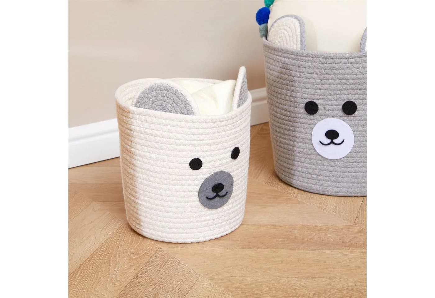 IDIMEX Aufbewahrungskorb TANKA 3er Set Kinderzimmer Aufbewahrungskorb - Bild 5