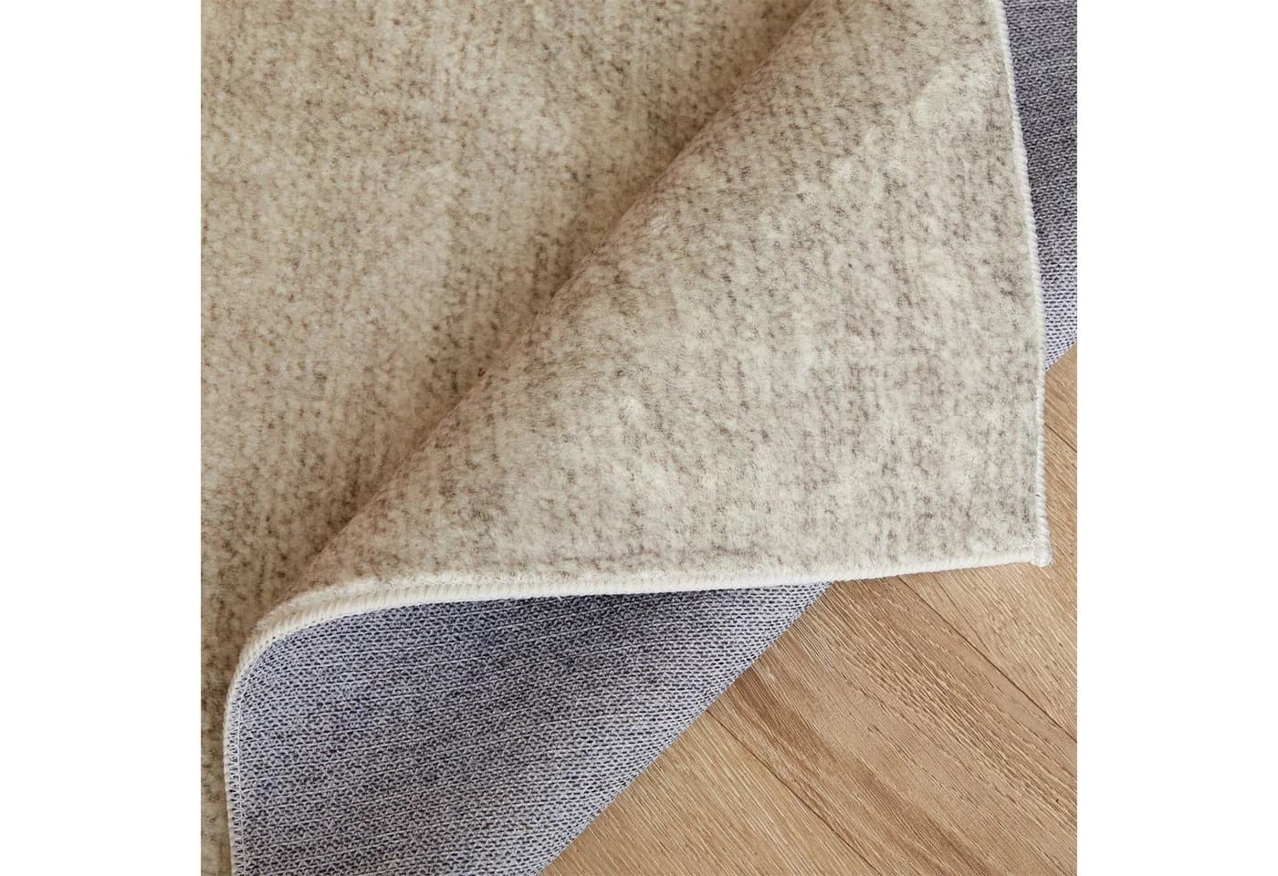 IDIMEX Teppich OMBRE Kurzflor Braun Waschbar Modern - Bild 4