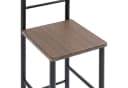 CARO-Möbel Herrendiener JIVO 2er Set Metall MDF Schwarz/Braun Bild 5