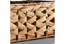 CARO-Möbel Nachtkommode ARBO Grau Paulownia Holz mit 2 Körben Bild 5