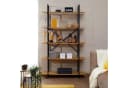 CARO-Möbel Bücherregal MEDA Industrial Stil 5 Regalböden Wildeiche Bild 1