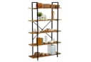 CARO-Möbel Bücherregal MEDA Industrial Stil 5 Regalböden Wildeiche Bild 2