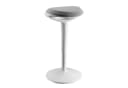CARO-Möbel Bürohocker ASTORIA Grau/Weiß Ergonomisch Höhenverstellbar Bild 2