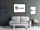 Clamaro Bilderrahmen Collage 30x60 cm Schwarz Matt Bild 2