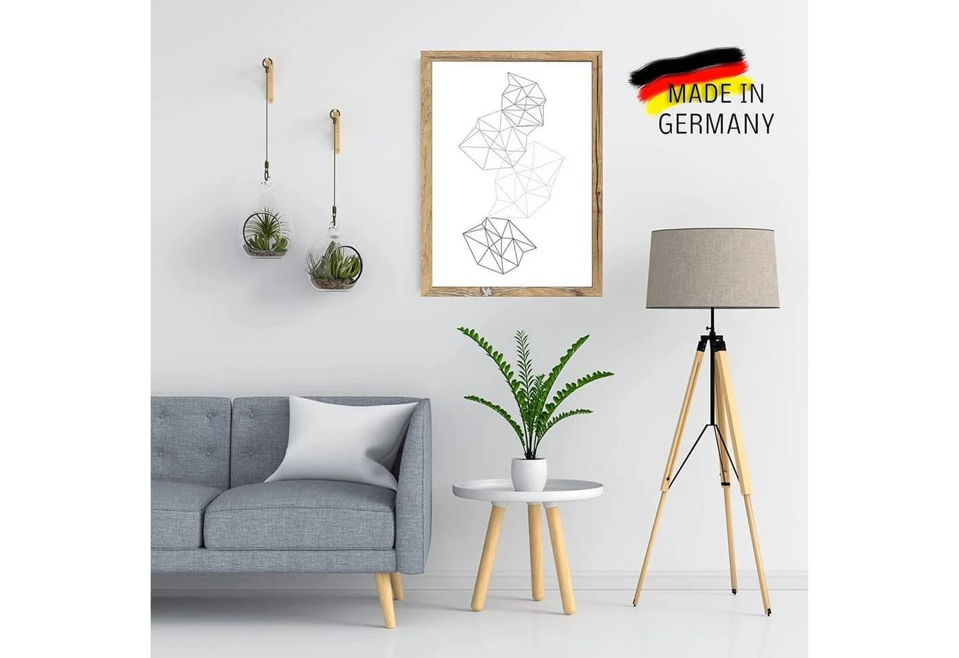 Clamaro Bilderrahmen COLLAGE Eiche Altholz Modern 13x13 cm - Bild 3