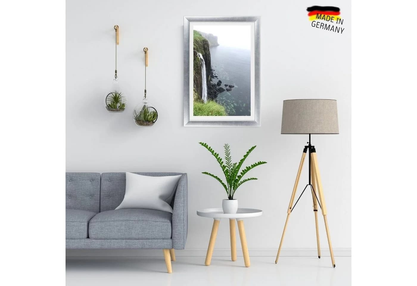 Clamaro Bilderrahmen Silber NEO COLLAGE Modern Holz