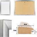 Clamaro Bilderrahmen Silber NEO COLLAGE Modern Holz Bild 3
