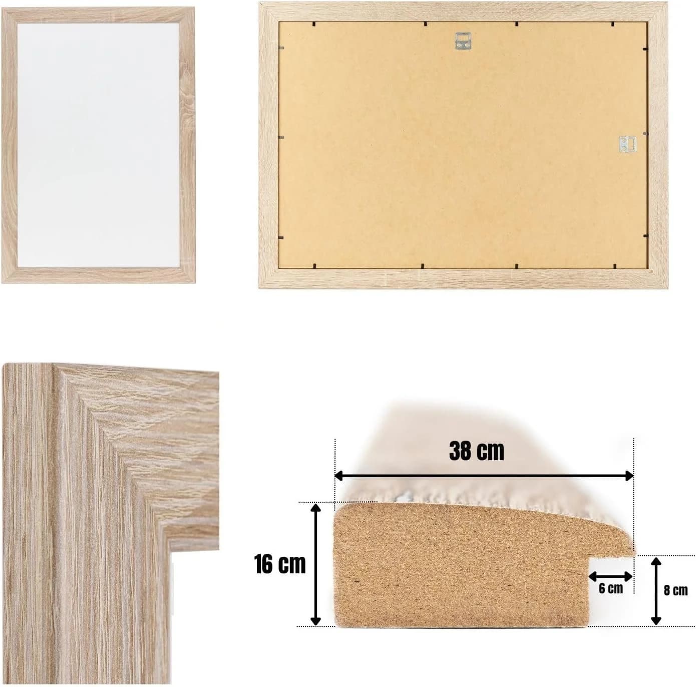 Clamaro Bilderrahmen NEO COLLAGE Modern Holz Nach Maß - Bild 3