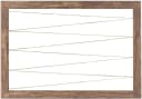 Clamaro Bilderrahmen Eiche Dunkelbraun Fotohalter Neo mit 20 Holzklammern Bild 1