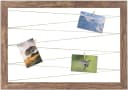 Clamaro Bilderrahmen Eiche Dunkelbraun Fotohalter Neo mit 20 Holzklammern Bild 2