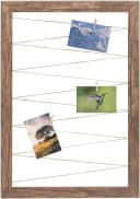Clamaro Bilderrahmen Neo Collage Eiche Dunkelbraun Holz mit 20 Klammern Bild 2