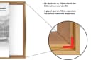 Clamaro Schattenfugenrahmen Gold MDF Bilderrahmen Bild 4
