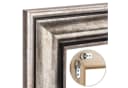 Clamaro Bilderrahmen RIGA Silber Antik MDF Holz Wechselrahmen Bild 3