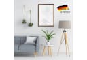 Clamaro Bilderrahmen Nussbaum MDF Acrylglas Maßanfertigung Bild 1