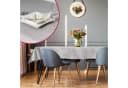 DecoHomeTextil Tischdecke Dunkelgrün Ornamente Damast Bild 1