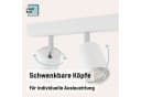 Lightbox Deckenstrahler 6-Flammiger Spotbalken Weiß Schwenkbar Bild 4