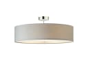 LIGHTBOX Deckenleuchte Grau Metall/Textil 60cm Bild 1