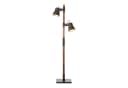 Lightbox Stehlampe Industrial Schwarz 2-flammig E27 Bild 1
