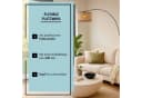 Lightbox Stehlampe Bogenleuchte Rattan Schwarz 210 cm Bild 5