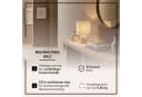 LIGHTBOX Tischleuchte Boho E27 Stoffschirm Holzsockel Beige Bild 4