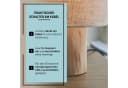 LIGHTBOX Tischleuchte Boho E27 Stoffschirm Holzsockel Beige Bild 5