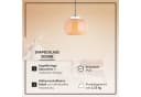 Lightbox Pendelleuchte Orange Glas Metall E27 Bild 4
