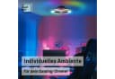 Lightbox Deckenleuchte mit Ventilator und RGB-Frame Light Schwarz Bild 5