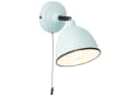 Lightbox Hellblaue Wandlampe: Schwenkbare Wandleuchte mit Schalter Bild 2
