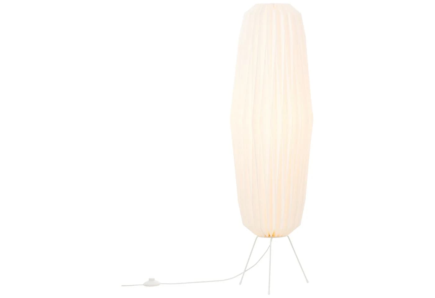 Lightbox Stehlampe Weiß E27 Fußschalter