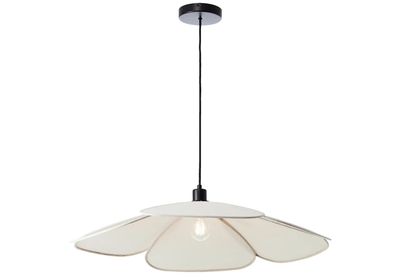 Lightbox Pendelleuchte Blumenförmig Beige