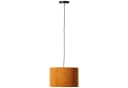 Lightbox Pendelleuchte Retro Hängelampe Cord Stoff E27 35cm Orange Gelb Bild 5