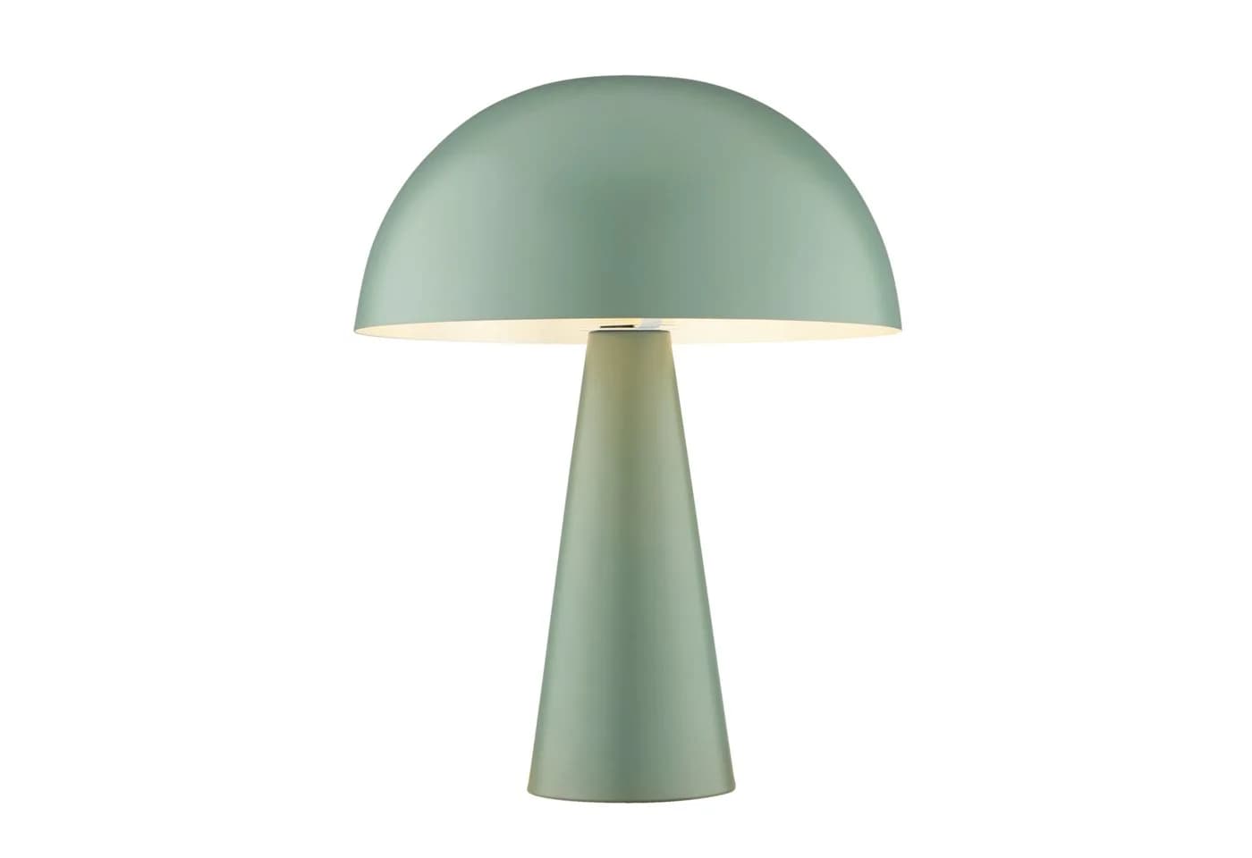 Lightbox Pilz-Tischleuchte Grün Metall E14
